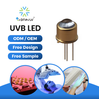 Lampe de photothérapie LED UVB/UVA 310nm 311nm Zhuhai Tianhui, intensité radiante réglable 45mW