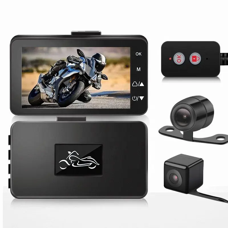 Cámara Dvr para motocicleta, videocámara Full HD de 1080p, compatible con caja negra, grabadora de vídeo para conducción de motocicleta