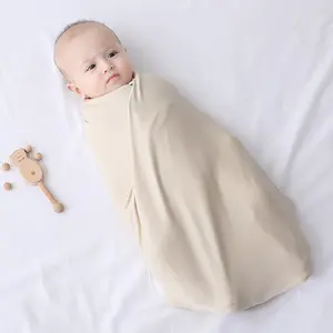 Lvkiss nuevos sacos de dormir para recién nacidos precio muselina 100% Suave 4 capas de algodón de bambú manta de bebé Swaddle