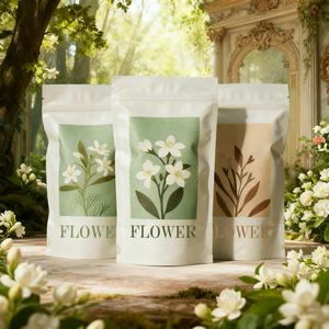 OEM Custom Printed Moisture Proof Reusable Ziplock Stand Pouch Aluminum Foil Laminated Mylar <b>Bags</b> for Skincare Body Bath Soap - Product Image 1