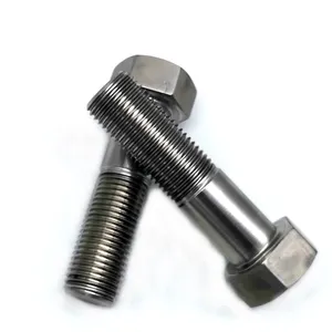 Ptfe ptfe nickel hex head bolt oem fastener ss201 ss202 ss667 ss304 316 stainless steel and nut din933