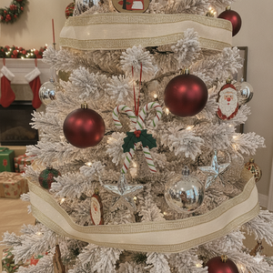 Ornement de canne à sucre rayée rouge et verte avec houx, décoration suspendue en pâte à modeler en forme de canne à sucre croisée pour sapin de Noël - Product Image 3