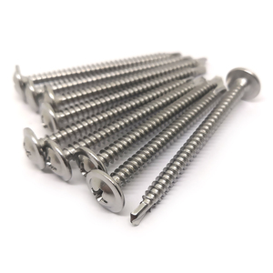 Tornillos de chapa de acero inoxidable Phillips Drive #10X1-3/8 "Tornillos autoperforantes de cabeza de armazón - Product Image 5