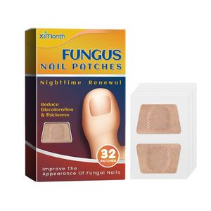 Label privé Soin des ongles Anti fongique Herbal Natural Tea Tree Oil Ail Vitamin E Night Use Fungus Treatment Nail Patch - Product Image 1