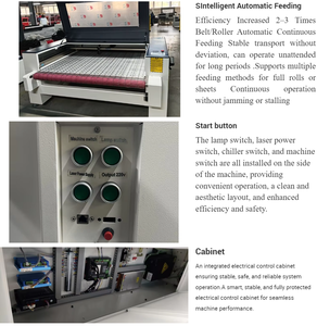 Macchina per Taglio Laser di Tessuti per Biancheria Intima, Tessili per la Casa, Materiali per Calzature - Product Image 5
