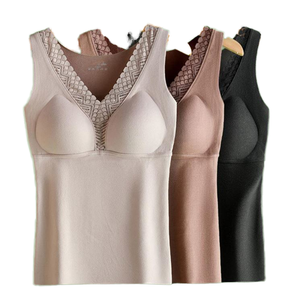 1001 Camisola de lactancia para mujer, de verano, con estampado de encaje, triángulo, para uso diario, con sujetador incorporado - Product Image 1