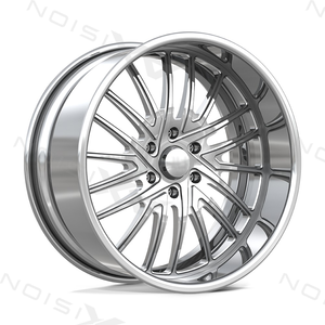 Jantes forgées 2 pièces 24x10 26x10 6x5.5 6x139.7 polies à 6 branches directionnelles pour Chevrolet Silverado GMC Sierra - Product Image 2