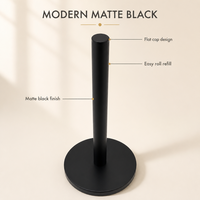 Nouveau porte-papier toilette noir sur pied pour usage domestique, porte-serviettes de cuisine sur pied personnalisable