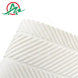 Alta Qualidade Branco Pvc Correia Transportadora Indústria Alimentar Peixe Osso Padrão Pvc Belt