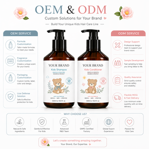 <span class=keywords><strong>Champú</strong></span> y Acondicionador para Bebés Camellia con Logotipo Personalizado, Marca Privada, Suave, Seguro y Anti-Piojos, Set de 320 ml - Product Image 4