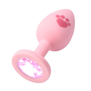 Özelleştirilebilir kedi pençe desen popo fiş köy silikon Anal fişler yetişkin seks oyuncak çift için - Product Image 5