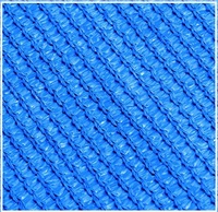 Filet d'ombrage bleu anti-UV écologique en HDPE vierge à 100 %, taux d'ombrage de 30 % à 98 %, 120 g/m², 150 g/m², couverture extérieure personnalisée pour jardin
