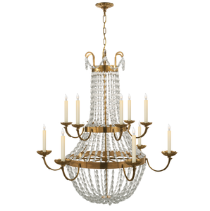 Cuentas de cristal colgante luz decorativa colgante luz entrada escaleras pasillo París Flea Market Grande candelabro - Product Image 1