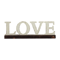 Ferme fait à la main en bois lettre amour signe dessus de Table amour pièce maîtresse autoportant découpé au Laser mots décoratifs rustique bois lettre