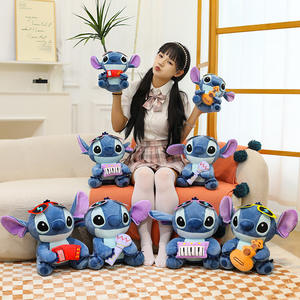 Peluche Musicale Stitch 25cm-45cm, Poupée Stitch avec Piano Électronique, Accordion et Guitare <span class=keywords><strong>Mac</strong></span> - Product Image 3