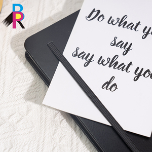 Carnet de notes/journal/agenda en <span class=keywords><strong>cuir</strong></span> PU rigide personnalisé de haute qualité OEM, idéal pour le travail, l'école, les cadeaux d'affaires - Product Image 4