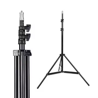 Lampu Cincin LED Selfie 18 inci Terlaris untuk Live Game Tiktok Makeup Video Kecantikan dengan Tripod 2.1m