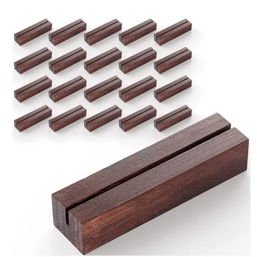 लकड़ी के लिए कार्ड स्टैंड लकड़ी के प्रदर्शन लकड़ी के उत्पाद मूल्य लेबल