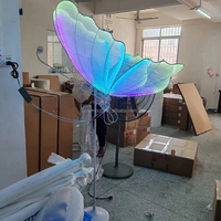 SMOOTH <strong>Best</strong> <strong>Selling</strong> Wedding Decoration Props Led <strong>Butterfly</strong> Changing Color Moving Wings <strong>Butterfly</strong> Light