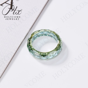 Personalizado Blanco Negro Verde Champán Moissanite Diamante Forma <span class=keywords><strong>de</strong></span> anillo Corte facetado <span class=keywords><strong>Piedra</strong></span> <span class=keywords><strong>preciosa</strong></span> Perfecto para collares Pendientes Alta pureza - Product Image 3