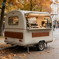 Remorque mobile OEM pour café, thé au lait, limonade et boissons, idéale pour les festivals, événements en plein air et marchés