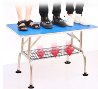 Table de toilettage pour animaux de compagnie, table de beauté pour le bain, cisaille pour chien, cadre fixe, soufflage de cheveux, bureau pliable pour la maison