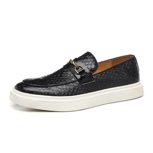 Mocassins Penny à boucle pour hommes, chaussures <span class=keywords><strong>bateau</strong></span> décontractées à enfiler, mode, antidérapantes, légères et confortables pour la marche - Product Image 6