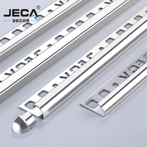 Profilé décoratif JECA pour couvertures de <span class=keywords><strong>coins</strong></span> de murs, échantillon gratuit, garniture de carreaux en acier inoxydable 304, garnitures de bords de murs - Product Image 2