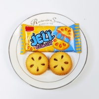 Vente en gros de biscuits sandwichs sains remplis de confiture-Snack nutritif avec garnitures aux fruits naturels
