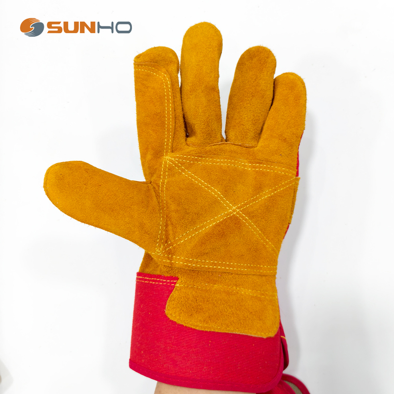 Yellow Cattle Leather Driver s Gloves