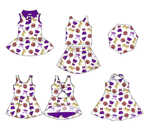 Jupe-short décontractée personnalisée pour enfants, style sportif, en mélange coton-élasthanne, printemps-automne - Product Image 1