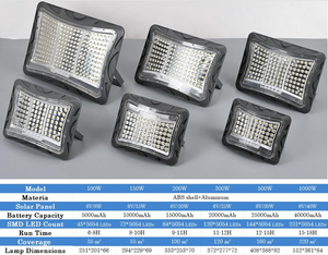 <span class=keywords><strong>Lampe</strong></span> Solaire LED Extérieure de 100W à 1000W avec Panneau Solaire Efficace <span class=keywords><strong>pour</strong></span> Jardin, Cour et Parking - Vente en Gros Usine Laihong - Product Image 4