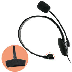 Casque filaire supra-auriculaire de haute qualité avec écouteurs de centre d'appel de microphone pour l'éducation et le bureau - Product Image 2