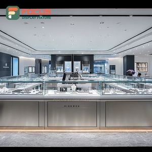 Muebles de Exhibición Minimalistas para Joyería, Panel de Vidrio Templado, Vitrina de Vidrio para Espacio de Boutique - Product Image 3