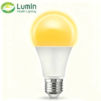 Bombilla LED A60 de 10W, Luz Azul Fría, Ra98, Alto CRI, 4 Temperaturas de Color Intercambiables, E27, para una Iluminación Saludable del Hogar