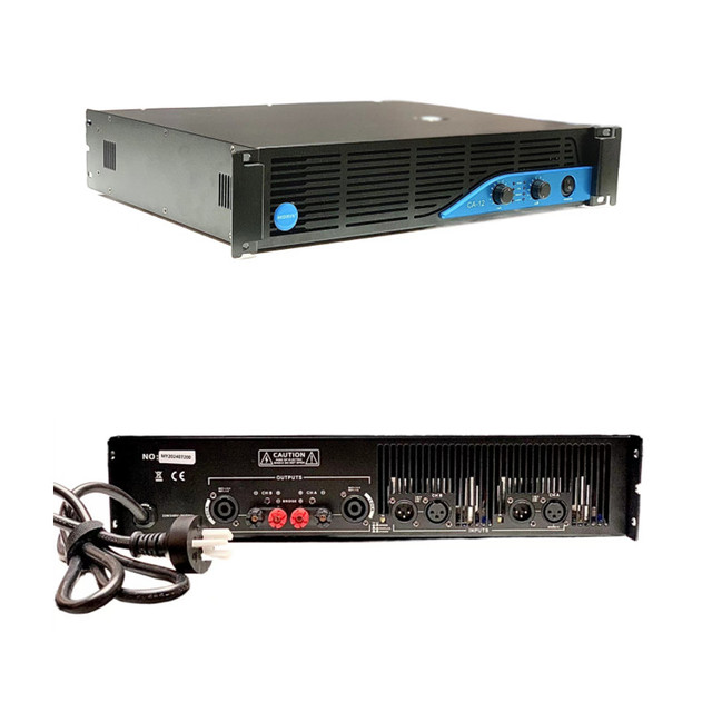 2-Channel Class-H Power Amplifier Robust 8/4/3 Ohms Impedance Usage