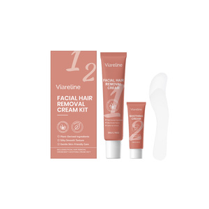Set de <span class=keywords><strong>Depilación</strong></span> Facial para Mujer, Crema Depilatoria Facial e Hidratante Suave e Indolora con Crema Calmante para Después del Tratamiento - Product Image 1
