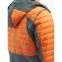 Manteau d'hiver matelassé épais à capuche pour homme, veste longue zippée unie décontractée