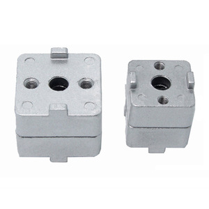 Aluminum Profile Mating Block 4040 3030 Square Zinc Alloy Fast Connection Parts Anodized Surface - Product Image 1