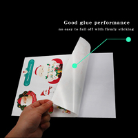 Papier photo blanc brillant A4 imperméable, imprimable, autocollant, pour imprimante jet d'encre