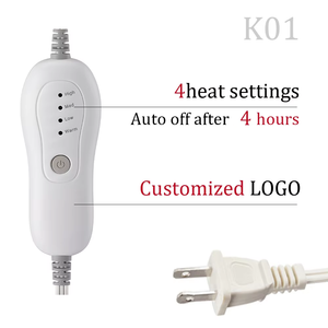 Cobertor Elétrico Lavável de 45*60 / 50*60 / 60*70 Polegadas com Controle Removível e Proteção contra Superaquecimento - Product Image 4