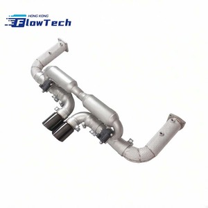 Sistema de Escape Catback con Válvulas de Acero Inoxidable T304 para Porsche 991.1/991.2 Turbo S 3.8L Twin-Turbo con Tubo en X/Control Remoto - Product Image 6