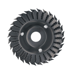 Disque abrasif de sculpture sur bois QS, grain 120, OEM, trou rond turbo, outil rotatif de façonnage et de ponçage pour meuleuse d'angle - Product Image 1