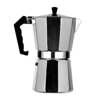 Cafetière en aluminium, cafetière moka, cafetière expresso, machine à expresso