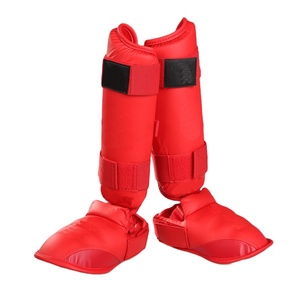 Ventes d'achats en ligne Protège-tibia en cuir PU de haute qualité pour karaté - Product Image 1