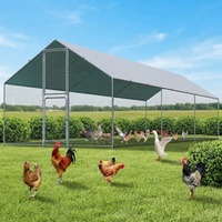 Poulailler multi-unités incliné en maille