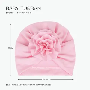 Nieuwe Schattige Baby Hoed Levert Product Lovely Kids Meisjes Tulband Caps Geknoopt Boog Pasgeboren Baby Bloem Haaraccessoires