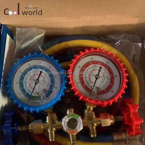 CT-536 <span class=keywords><strong>Brass</strong></span> Body <span class=keywords><strong>Manifold</strong></span> <span class=keywords><strong>Gauge</strong></span> Set para R134 R22 R12 R404A - Product Image 5