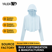 Veste sans manches en soie glacée pour femme, protection solaire UPF50+, nouvelle collection été 2026, légère, respirante, séchage rapide, à capuche