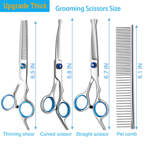 Pet Grooming <b>Scissors</b> <b>Dogs</b> Grooming Tools Stainless Steel <b>Dog</b> Grooming <b>Scissors</b> - Product Image 2